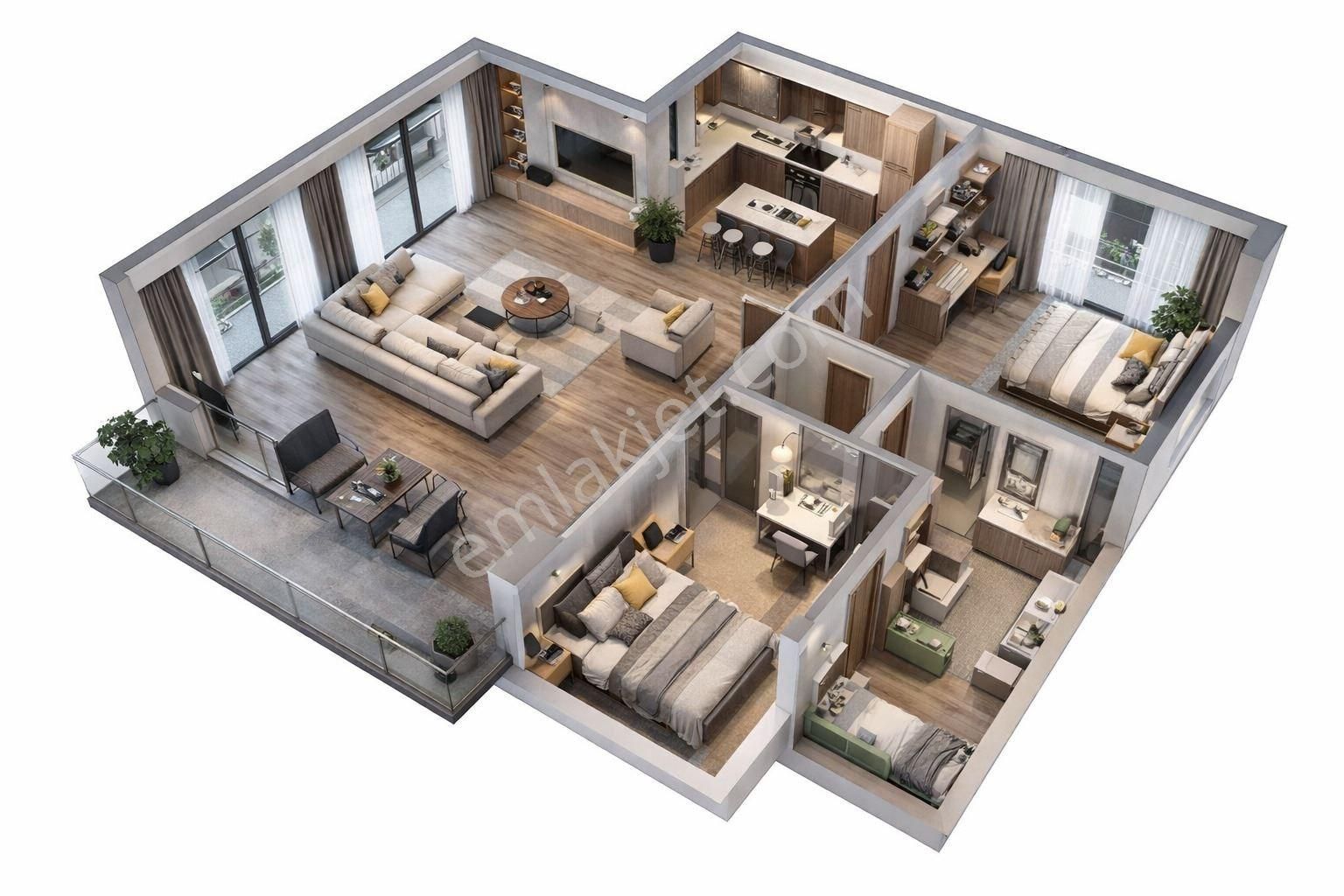 Dalaman Karaçalıda %30 3 Kat İmarlı, 366 M² Batı Cepheli Arsa - Görsel 4