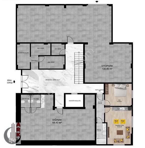 Ark Life'dan 71 Evler Mah.albayrak Blv.yakını Site İçi Daireler - Görsel 2