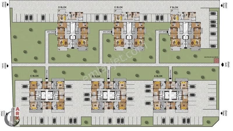 Ark Life'dan 71 Evler Mah.albayrak Blv.yakını Site İçi Daireler - Görsel 5