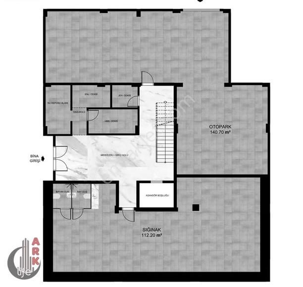 Ark Life'dan 71 Evler Mah.albayrak Blv. Yakını Site İçi Daireler - Görsel 4