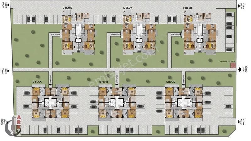 Ark Life'dan 71 Evler Mah.albayrak Blv. Yakını Site İçi Daireler - Görsel 7