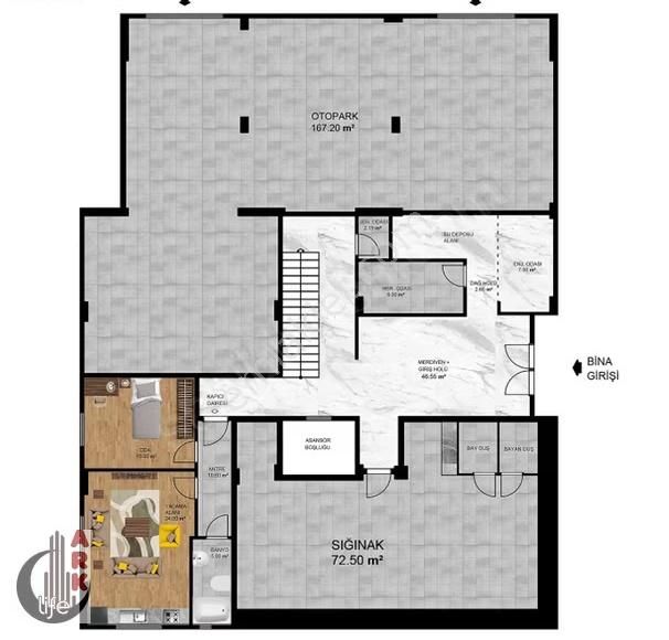 Ark Life'dan Vadişehir Mh.nilüfer Cad.yakını Site İçi Daireler - Görsel 13