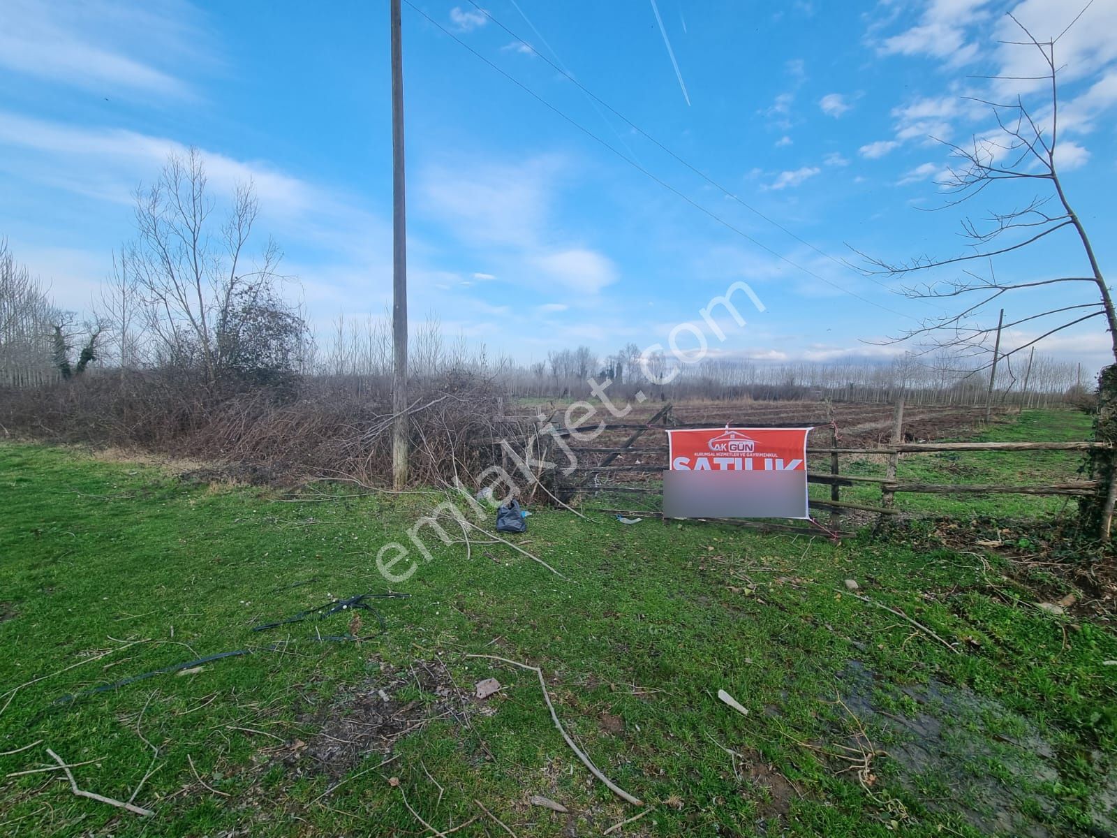 Akgün Kurumsal'dan Çarşamba'da 9635 M2 Satılık Tarla