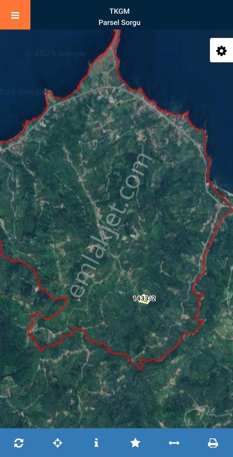 Yason Yarımadasında Parsellenebilir Satılık 7825 M2. Bahçe. - Görsel 22