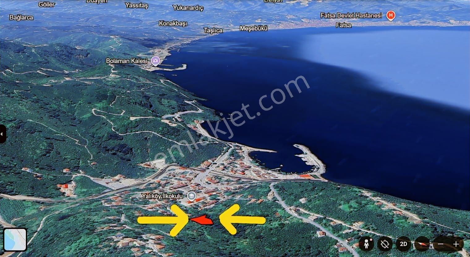 Ordu Fatsa Yalıköyde Satılık 2.272 M2. Arsa - Görsel 4