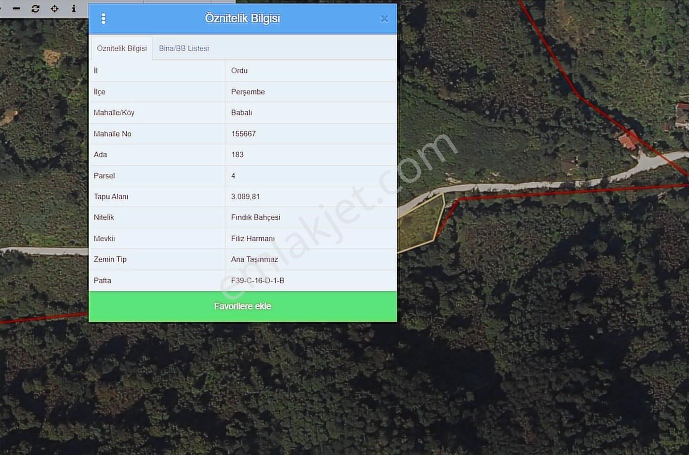 Perşembeye Bir Adım Babalı Mahallesinde 3089 M2 Satılık Bahçe. - Görsel 14