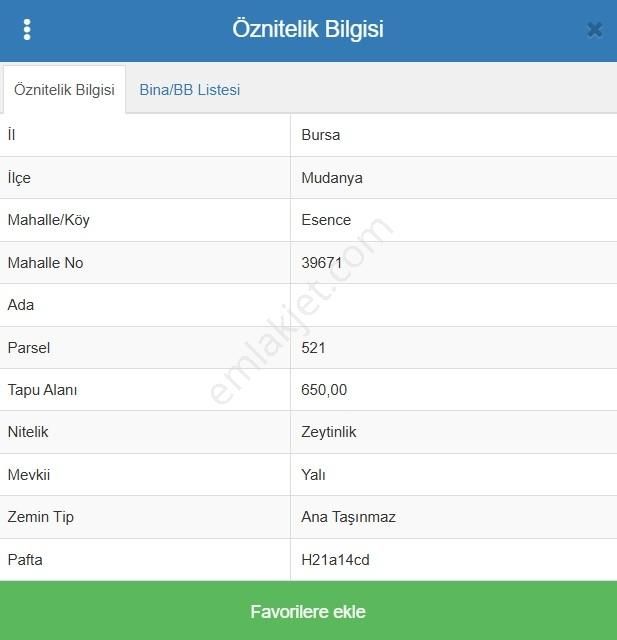 Bursa Mudanya Esencede Kapital'den 650m2 Mustakil Tapu Zeytinlik - Görsel 8