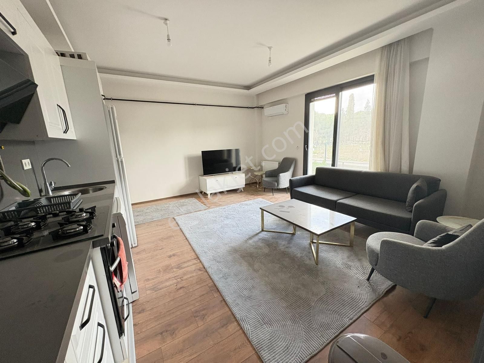 Seyrek'de Full Eşyalı Bahçeli 1+1 Daire - Görsel 10