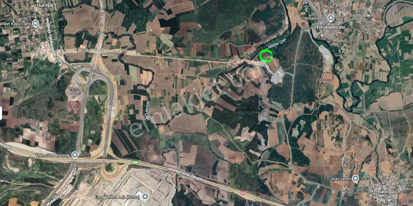 Nilüfer Badırga Teknosaba Yakın Yatırımlık Tarla - Görsel 8