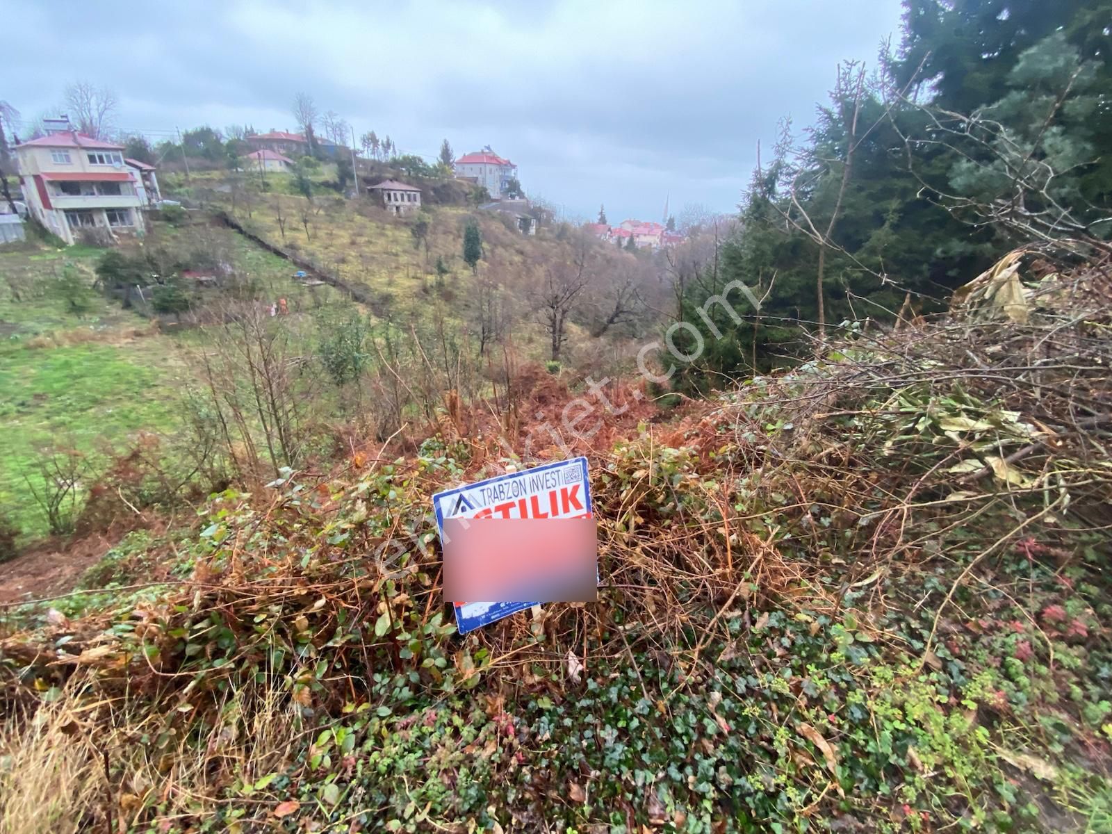 Trabzon Beşikdüzünde Satılık Deniz Manzaralı Villalık Arazi - Görsel 18