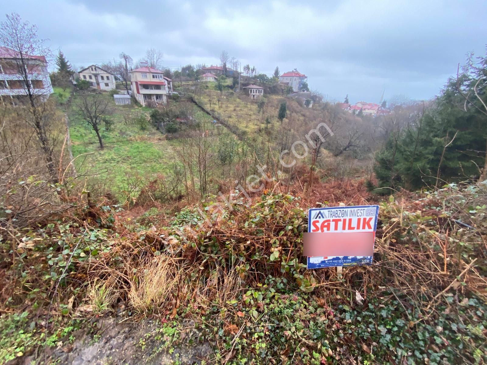 Trabzon Beşikdüzünde Satılık Deniz Manzaralı Villalık Arazi - Görsel 19
