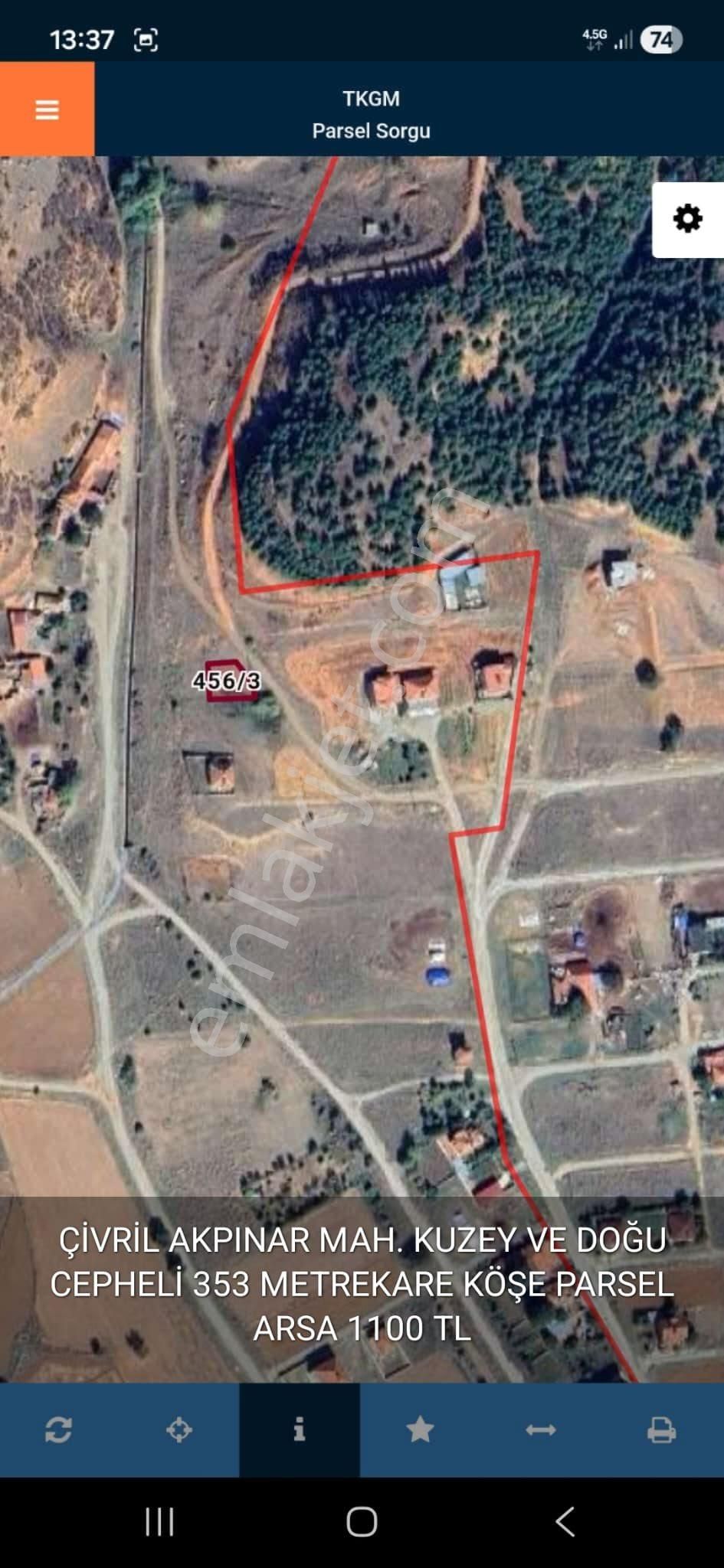 Çivril Akpınar Mah. Satılık Arsa