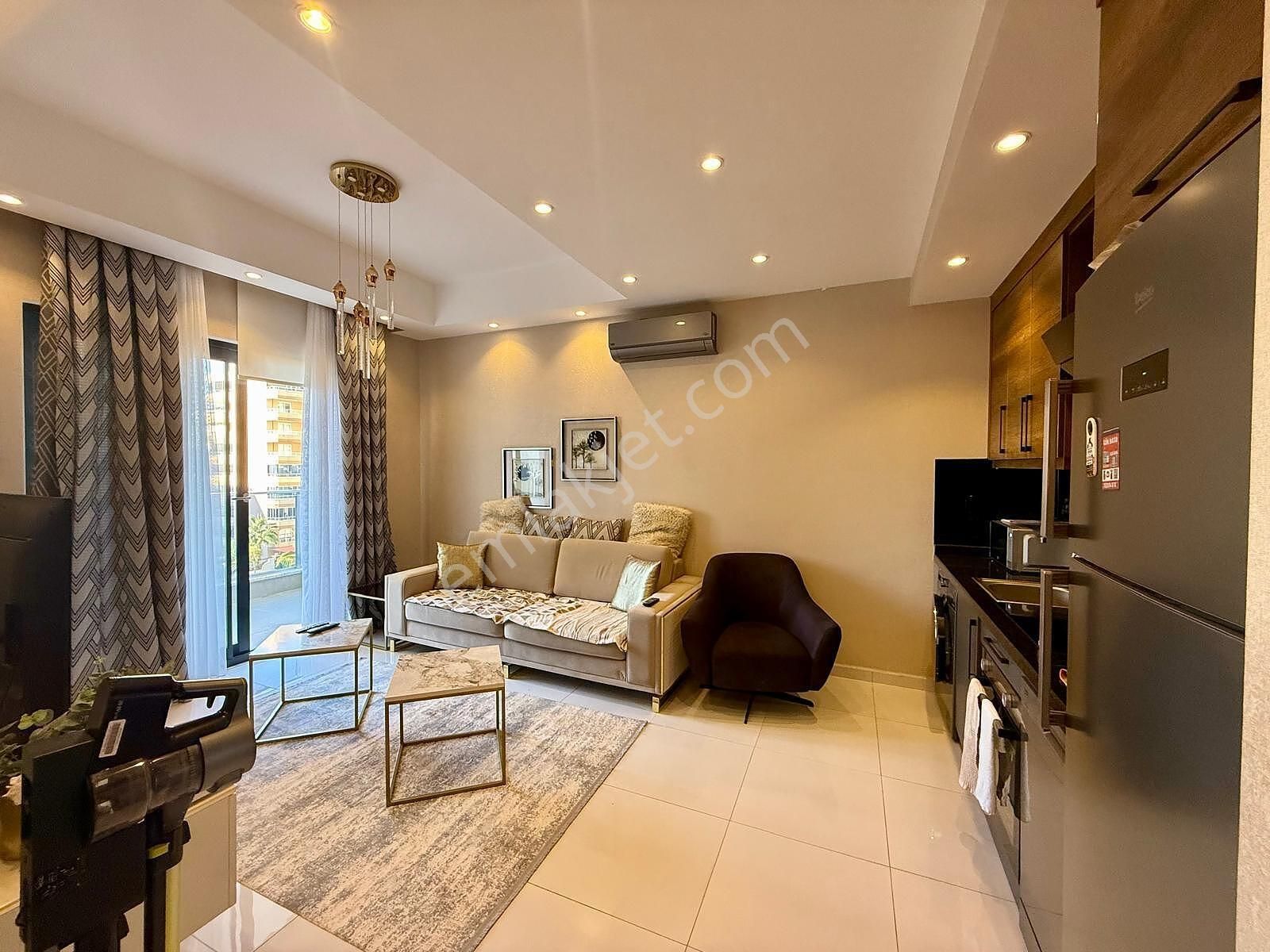 Sahile 550m Otel Konseptli Serenity Residence`de 1+1daire| Tekce - Görsel 14