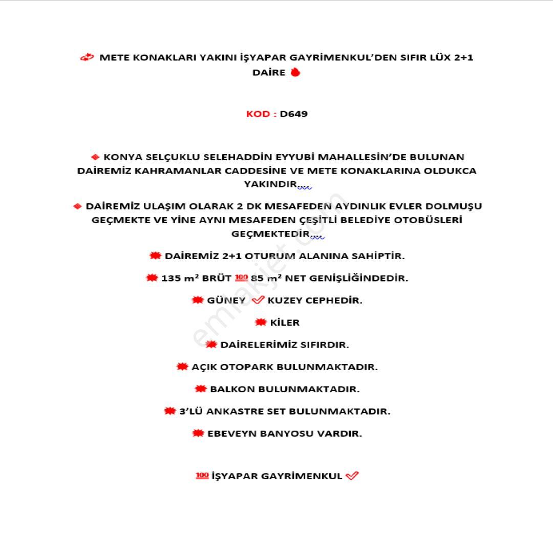 💫 Mete Konakları Yakını Cephesi Açık İşyapar Gayrimenkul’den Sıfır Kilerli Lüks 2+1 Daireler 🔥 - Görsel 10