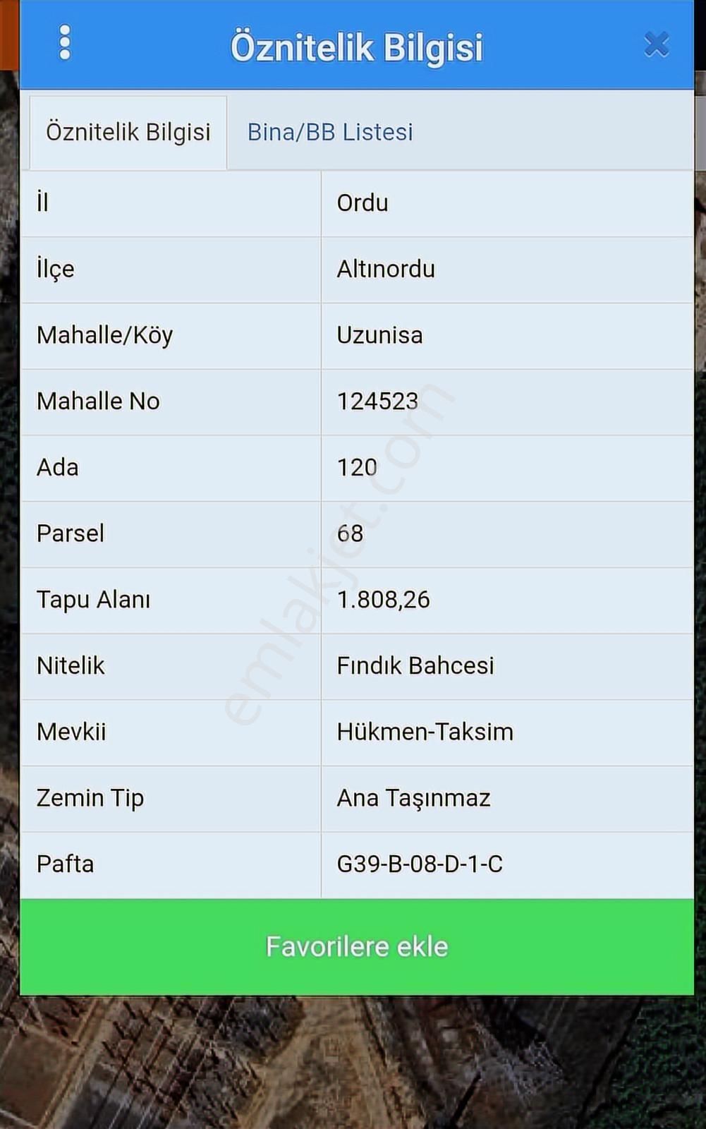 Ordu Merkeze Çok Yakın Uzunisada 1808 M2.satılık Fındık Bahçesi. - Görsel 18