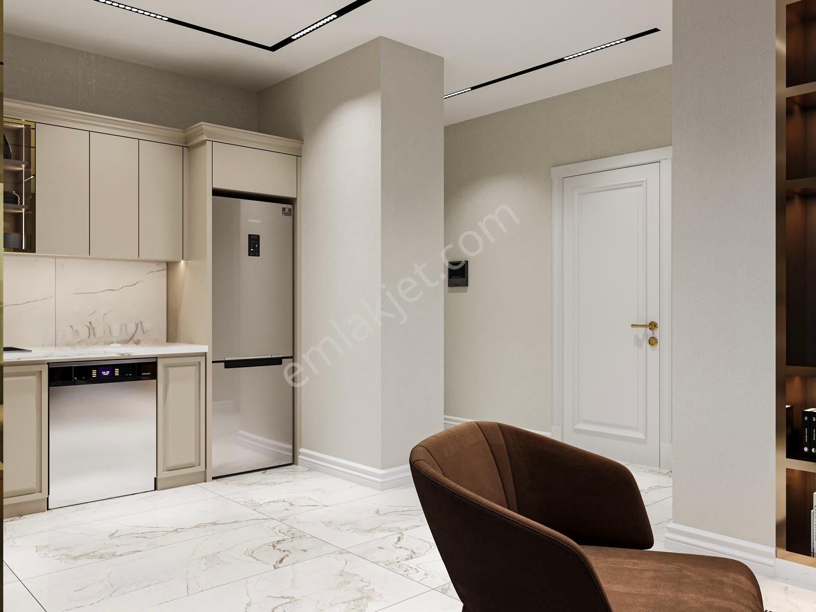 A-k Emlaktan Anahtar Teslim Ultra Lüx 1+1 Akıllı Satılık Daire - Görsel 9