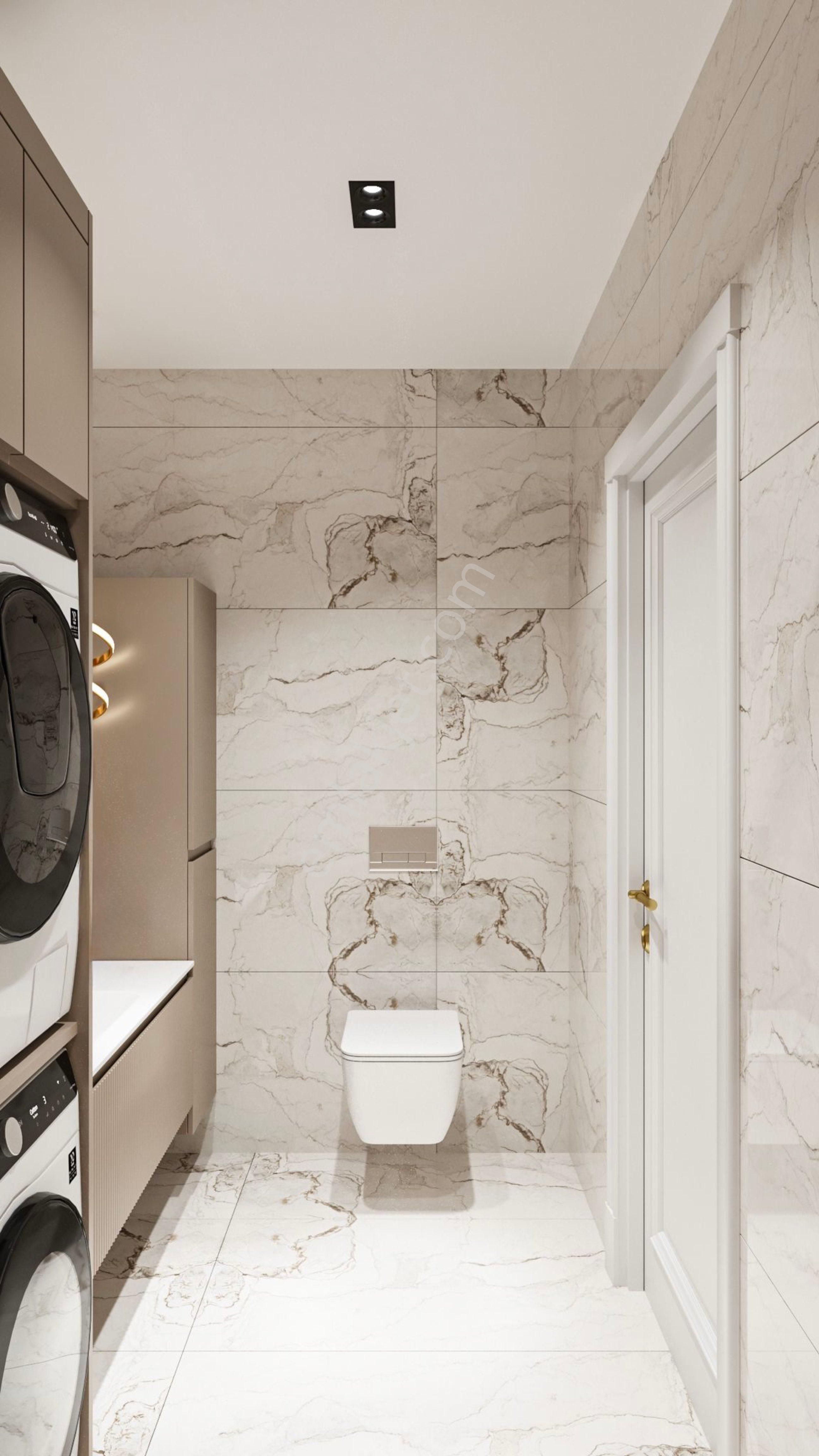 A-k Emlaktan Anahtar Teslim Ultra Lüx 1+1 Akıllı Satılık Daire - Görsel 19