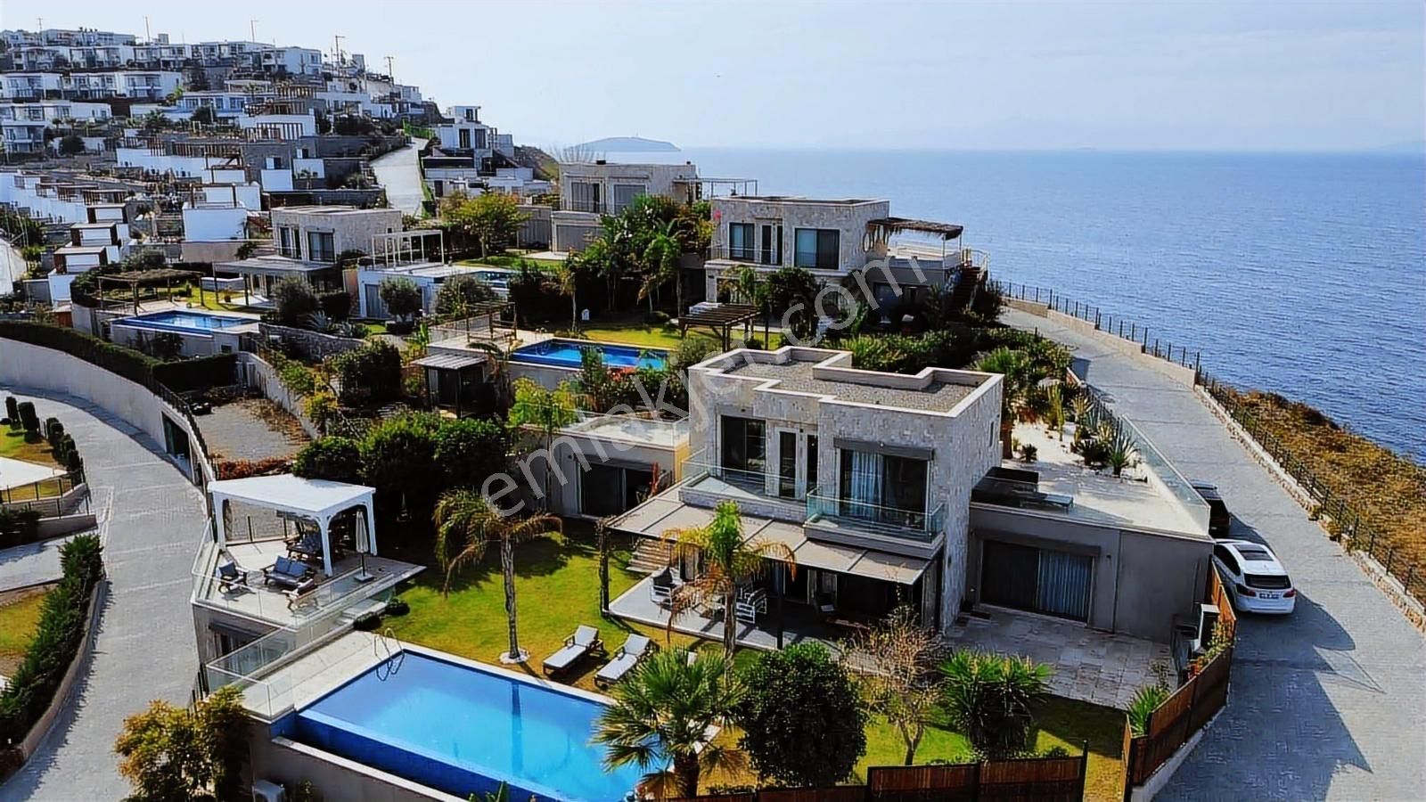 Bodrum Gümüşlük Denize Sıfır Satılık Muhteşem Villa - Görsel 17