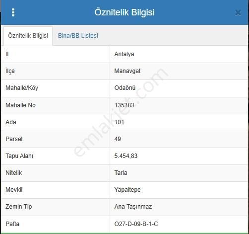 Manavgat Odaönü Mah.de Satılık Müstakil Tarla - Görsel 13