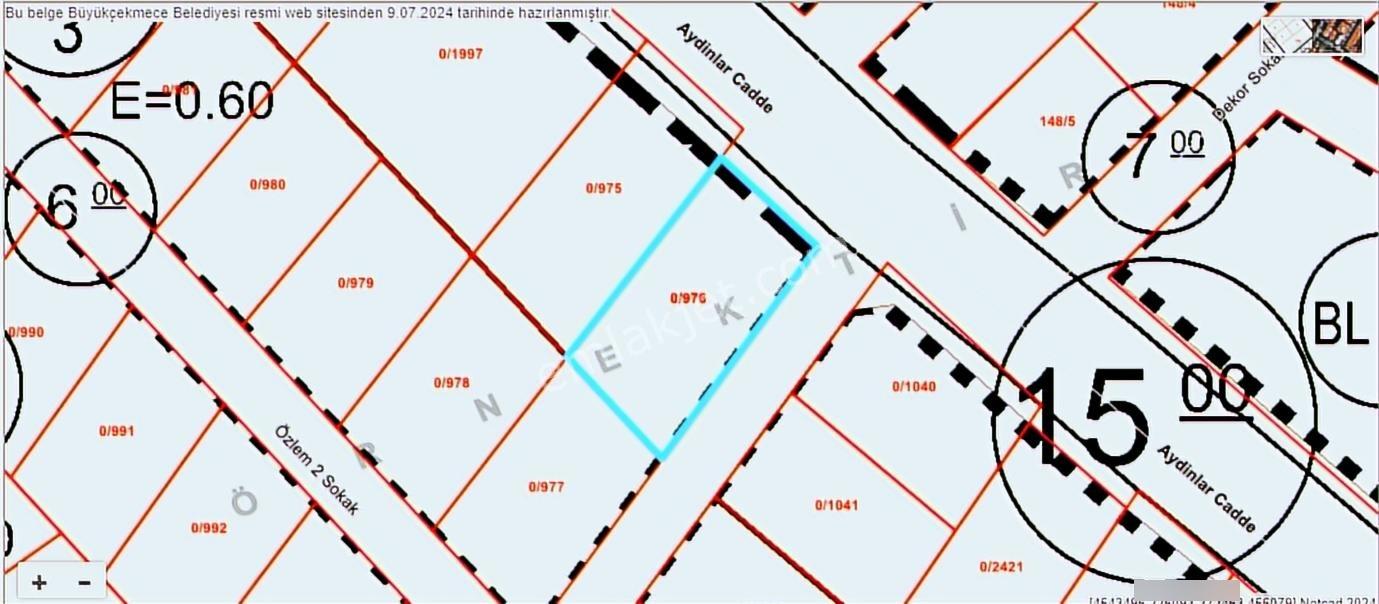 Büyükçekmece De Satılık Arsa 297 M2 Ruhsatlı Projeli Köşe Parsel - Görsel 10