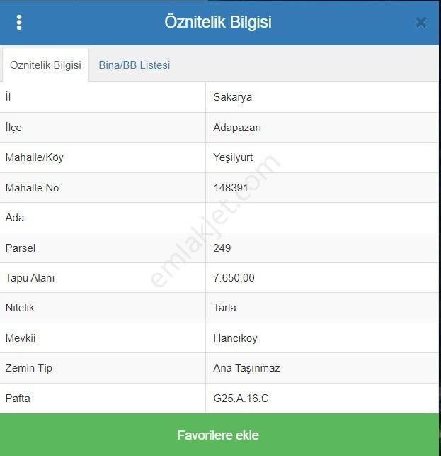 Sakarya Adapazarı Yeşilyurt Ta Yola Cepheli Satılık Tarla Ve Ev - Görsel 34