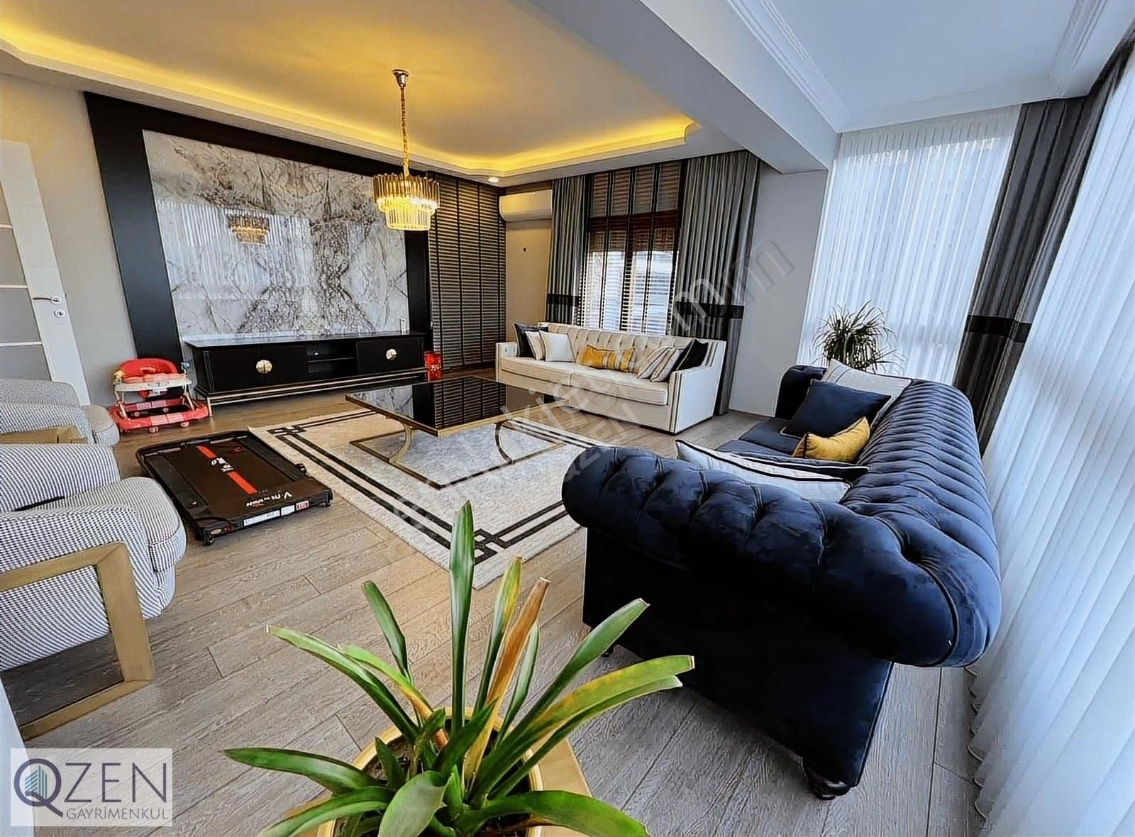 Qzen Gayrimenkulden Site İçi Havuz Cephe Lüks Daire - Görsel 21