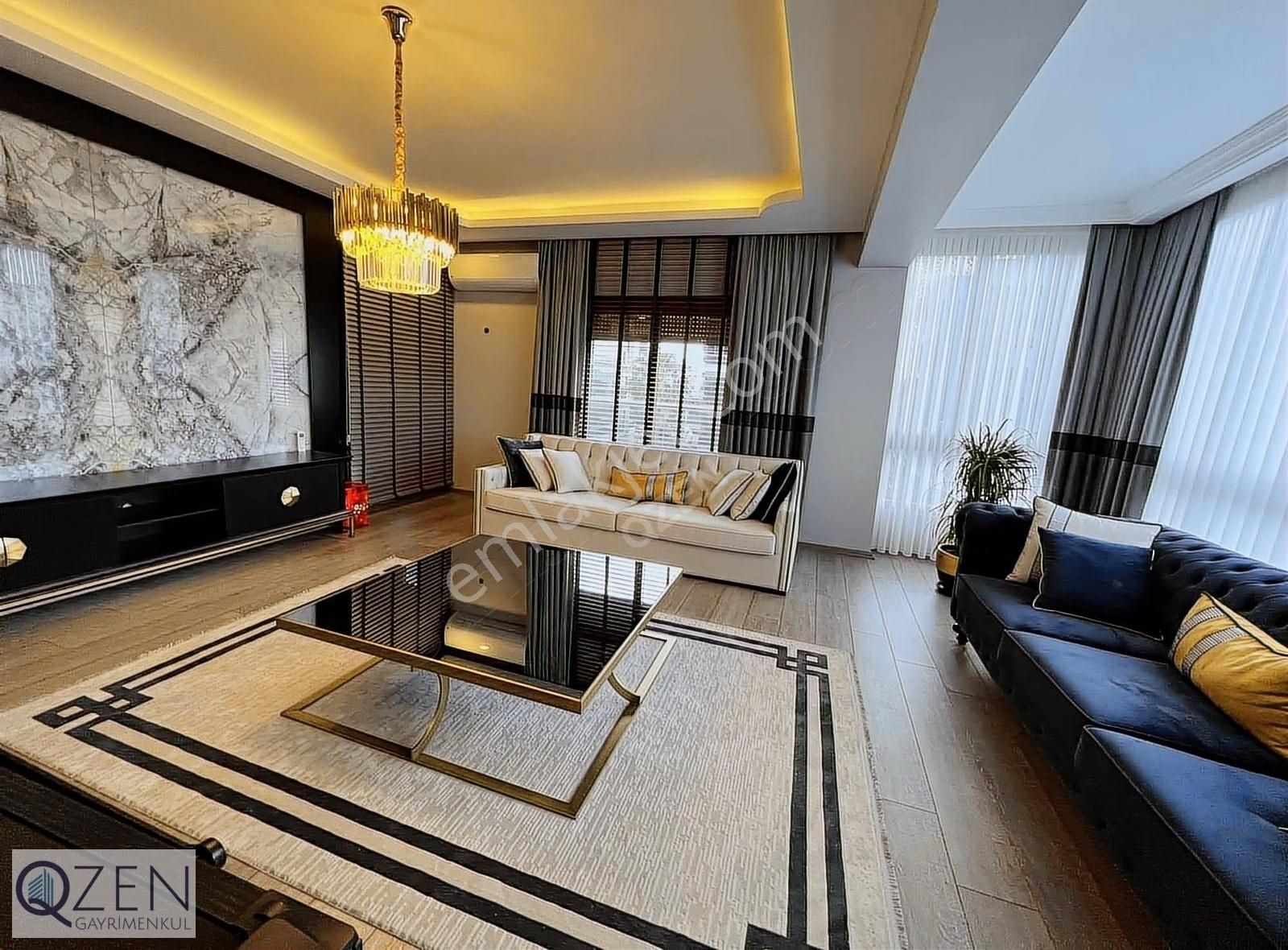 Qzen Gayrimenkulden Site İçi Havuz Cephe Lüks Daire - Görsel 13