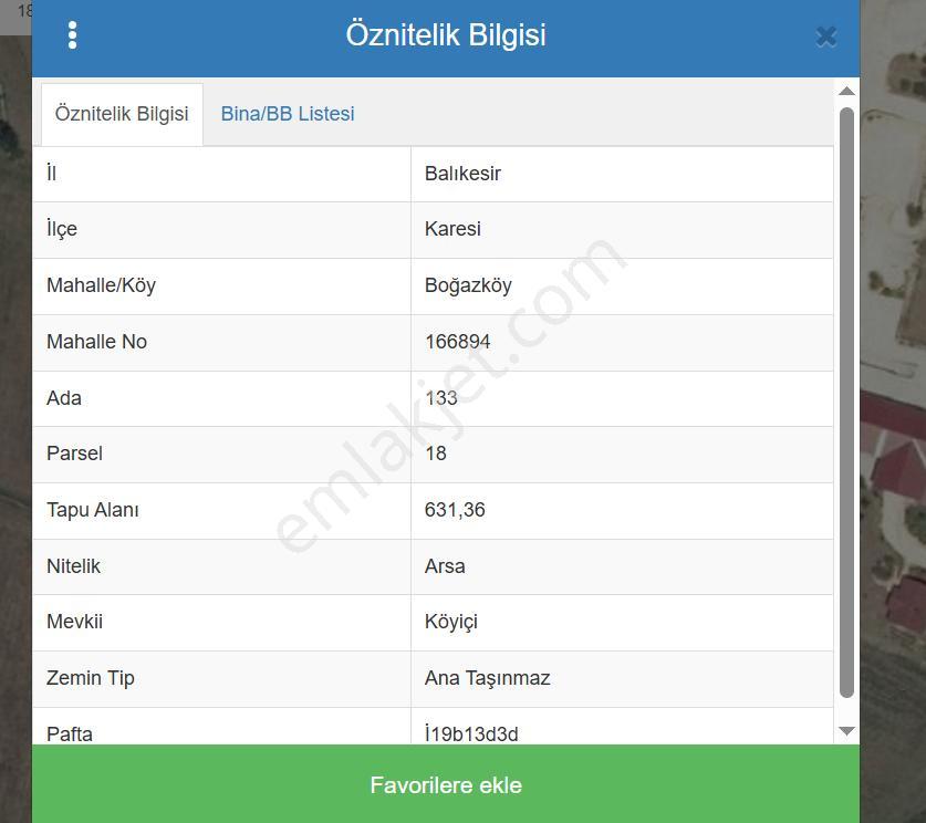 Balıkesir Karesi Boğazköyde Köyiçi Arsa C21 Bal'da - Görsel 9