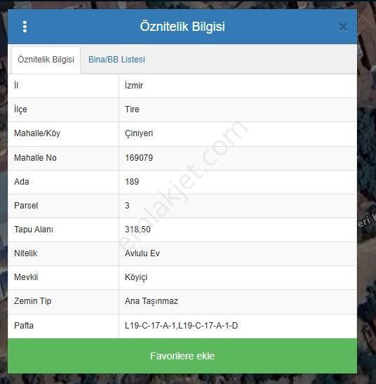Tire Çiniyeri Satılık 318 M2 Avlulu Ev - Görsel 2
