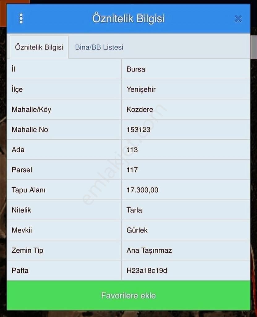 Yenişehir Kozdere'de İki Parsel Toplam 25.600 M2 Satılık Tarla - Görsel 4