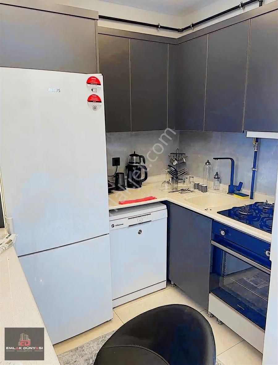 Bayındır'da Lüx Eşyalı Bağımsız 1+1 Yüksek Giriş Satılık - Görsel 31