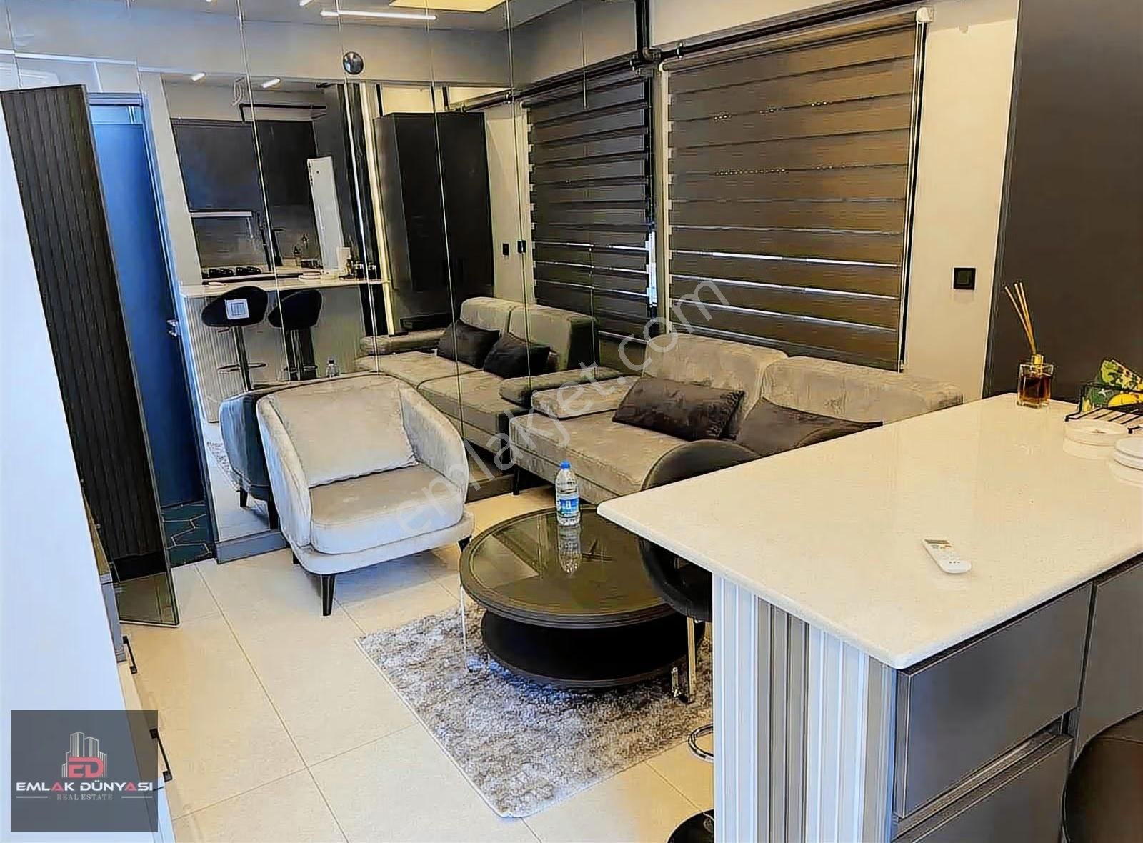 Bayındır'da Lüx Eşyalı Bağımsız 1+1 Yüksek Giriş Satılık - Görsel 34