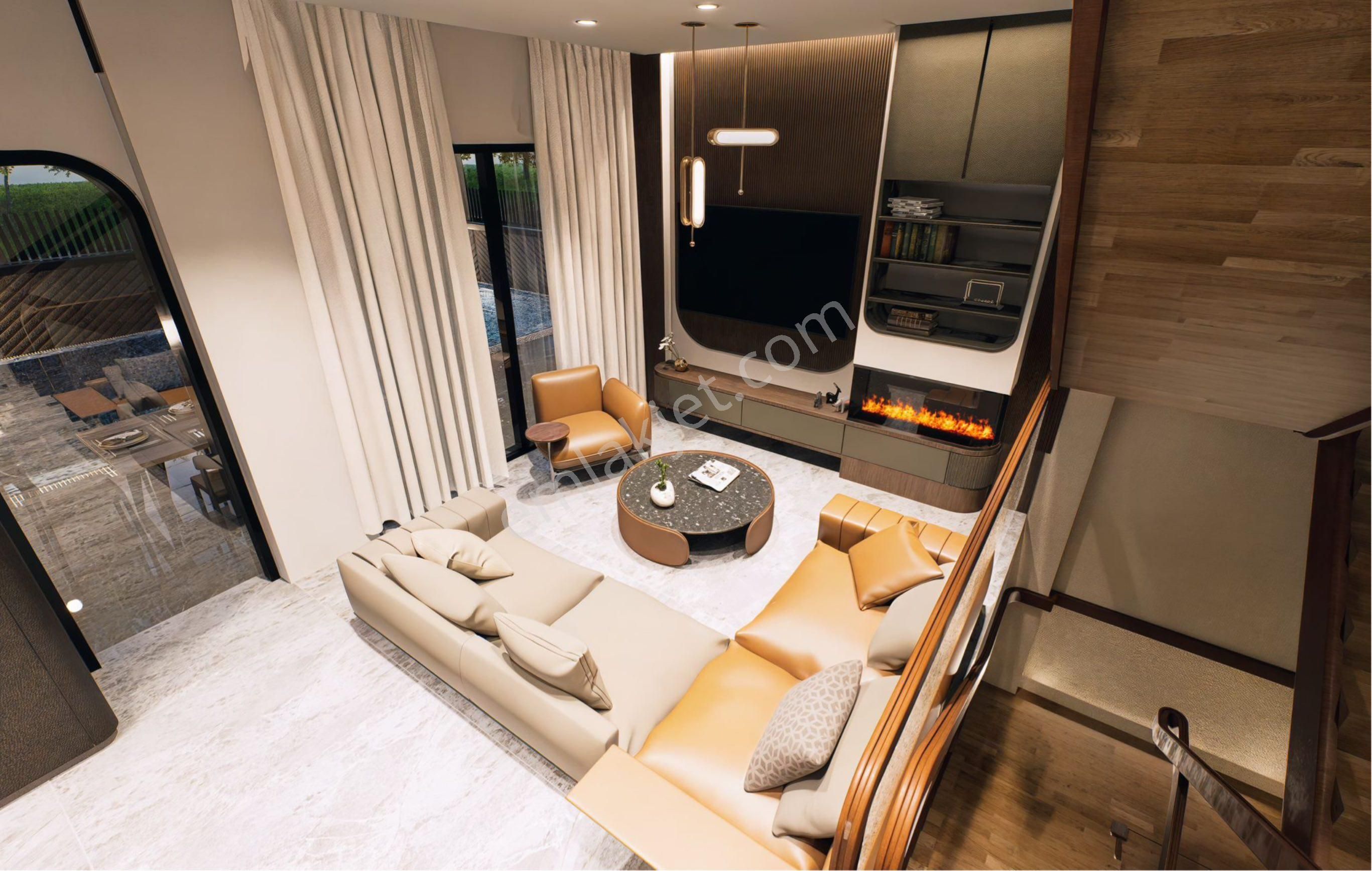 Kuşadası Soğucak'ta Projeden 4+1 Müstakil Satılık Villa - Görsel 5