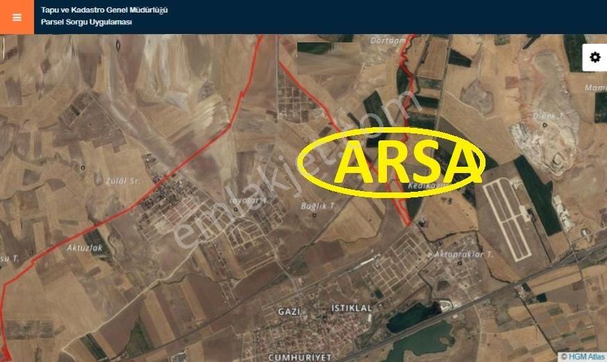 Asincan Temelli'de Tek Tapu İmarlı Arsa Polat Emlaktan