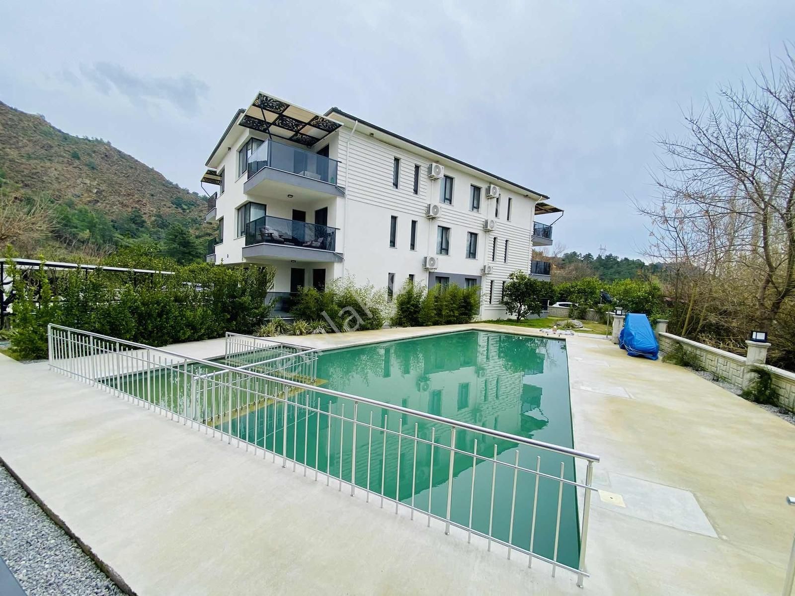 Dalaman Da Limon Bahçeleri İçerisinde Satılık Lüx Havuz Manzara - Görsel 22