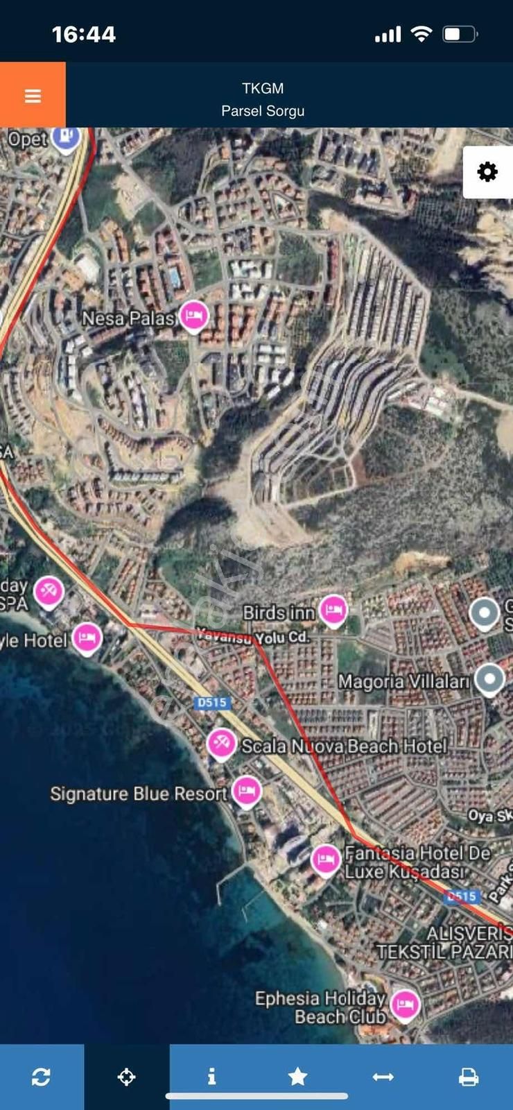 Değirmendere'de 520m2 Yatırımlık Villa Arazisi,denize 500 Mt