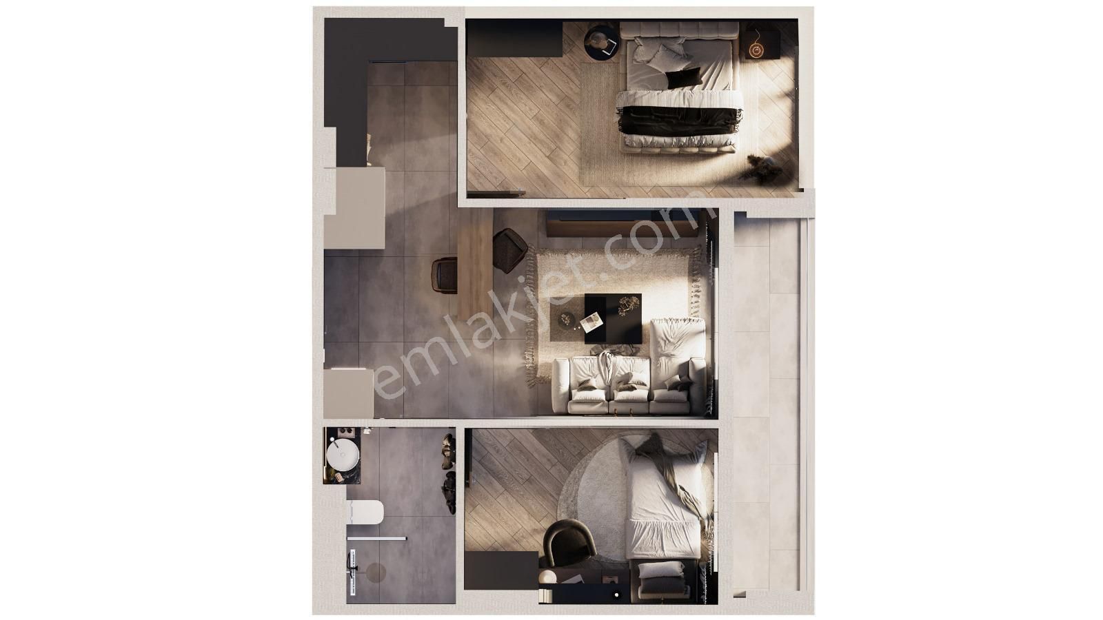 Almina'dan Noa Smart Sitesinde 2+1 Satılık Daire - Görsel 22