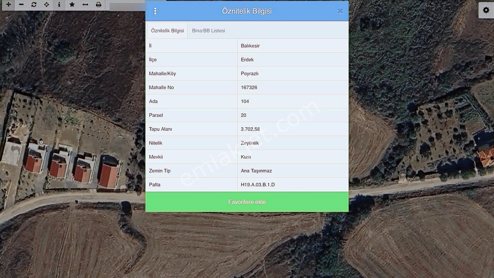 Poyrazlı Da 3.702 M2 Asfalt Yola Cephe Satılık Tarla - Görsel 3
