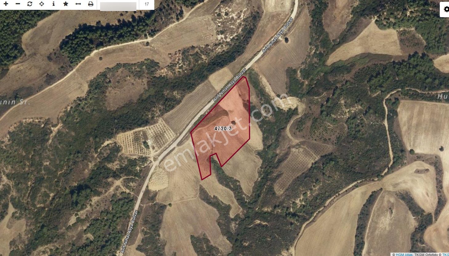 Rüzgarlı Tepe Bulvar Üzerinde Villa İmarlı - Görsel 2