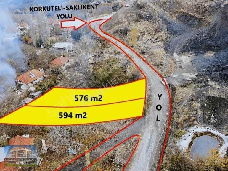 Korkuteli Güzle Yaylası Yazlık Tek Tapu Parsel Sarıağaç Satılık - Görsel 5