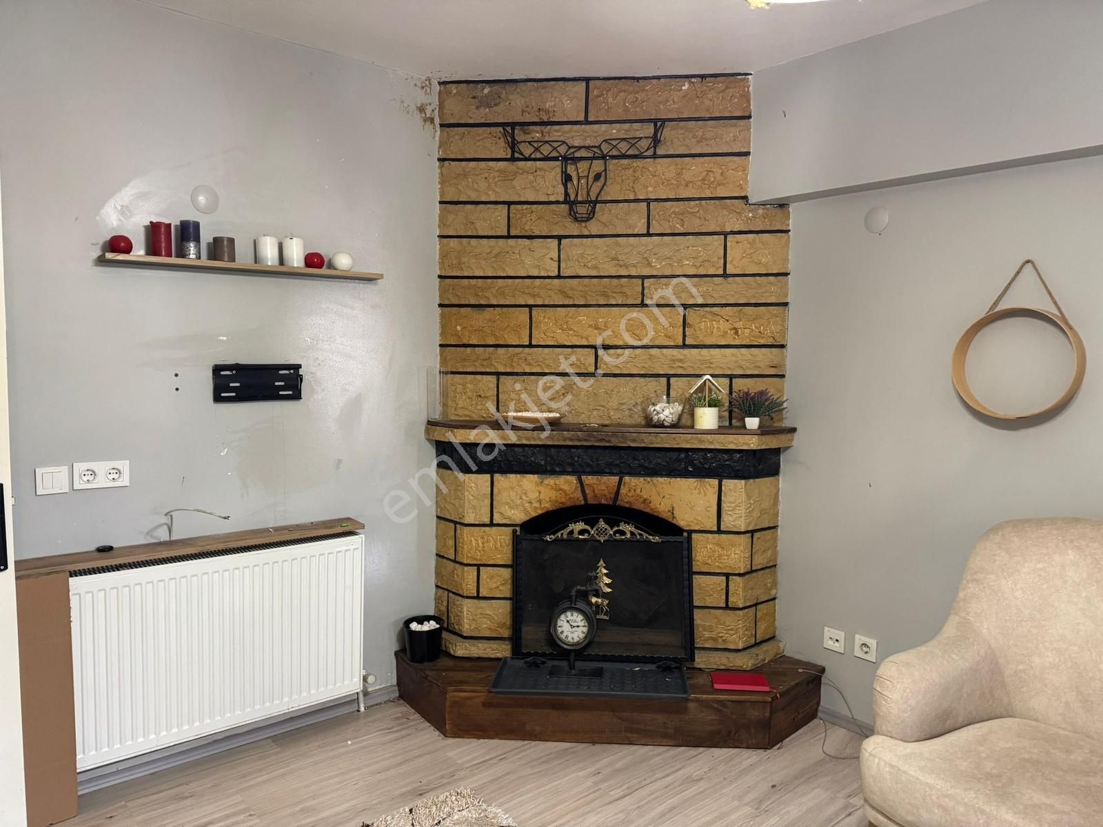 Kumburgazda Lüks Site İçinde Şömineli Havuz Manzaralı 2+1 Daire - Görsel 3