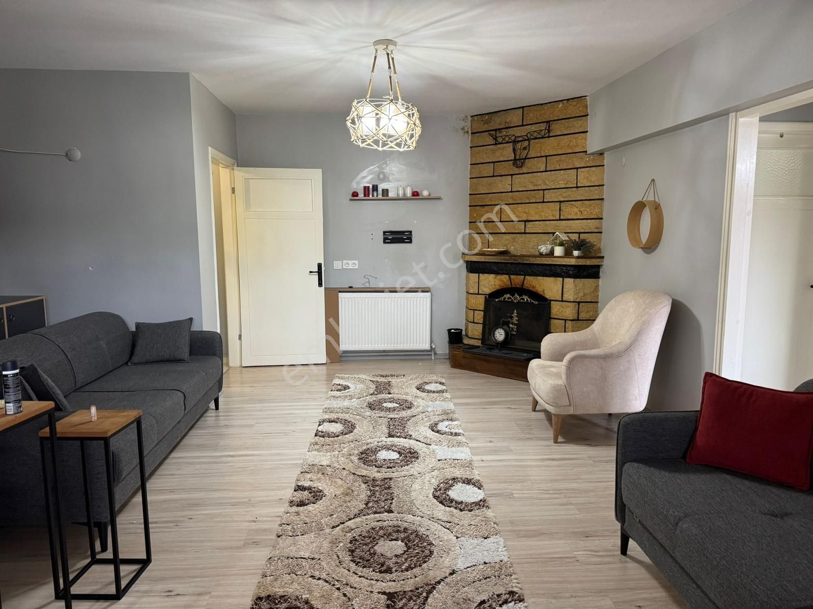 Kumburgazda Lüks Site İçinde Şömineli Havuz Manzaralı 2+1 Daire - Görsel 17