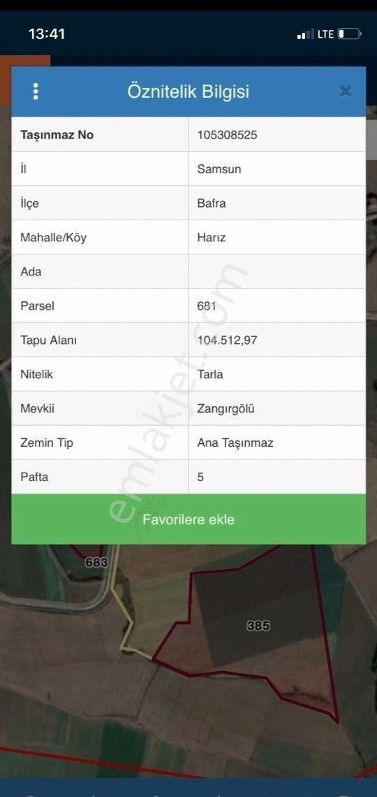 Satılık Tarla Harız - Görsel 6