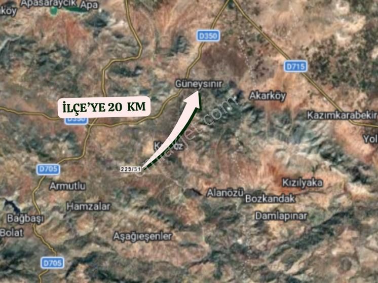 Konya Güneysınır Ağras Köyünde 5.040 M² Bağ Satılıktır - Görsel 9