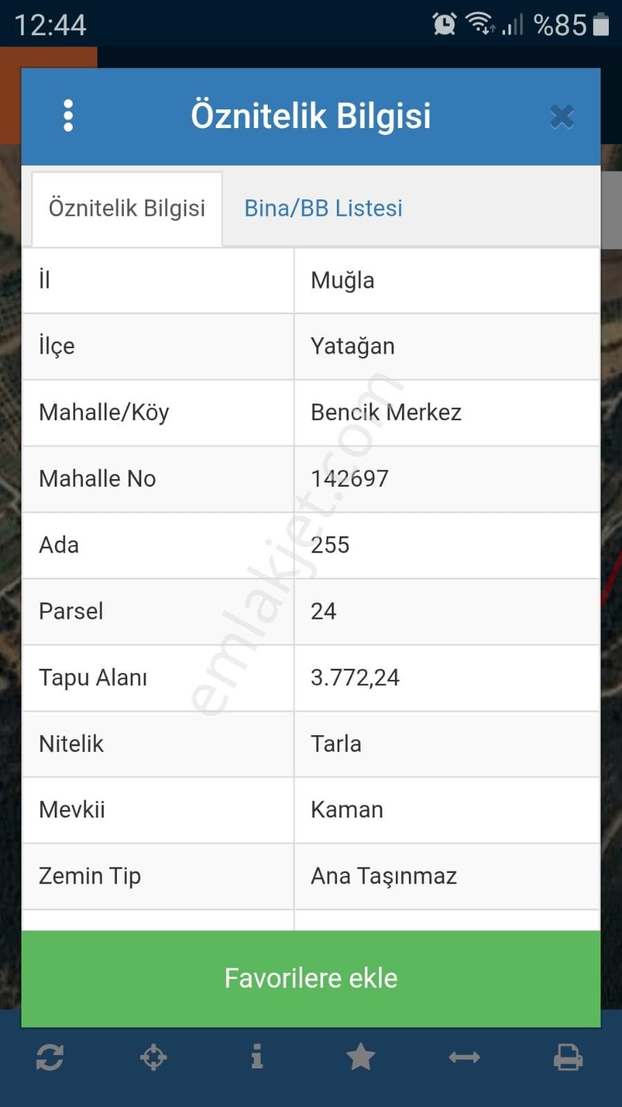 Muğla Yatağan Bencik'te Satılık Tarla-zeytinlik-çiftlik - Görsel 7