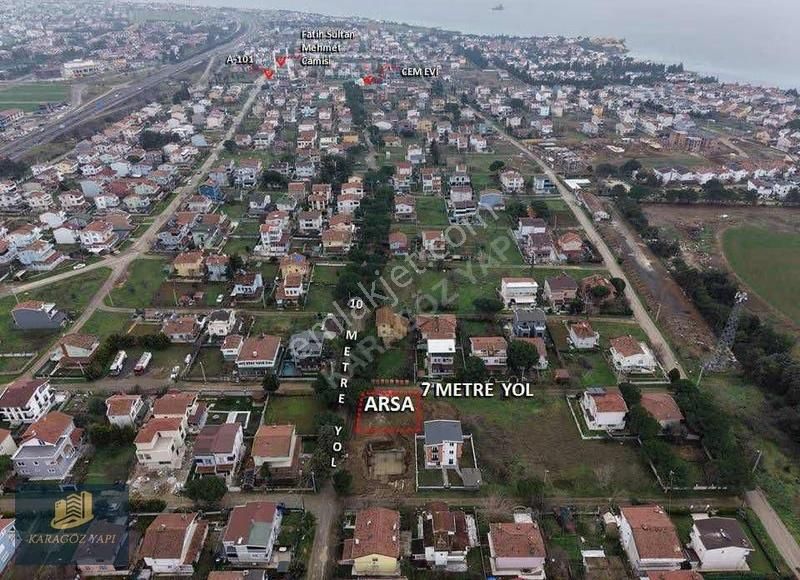 Karagöz Yapıdan Deniz Tarafı 317m2 Köşe Villa İmarlı Arsa !!! - Görsel 8
