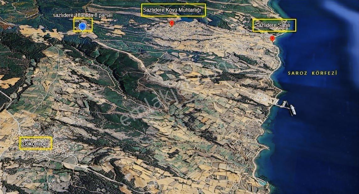 Sazlıdere Gökçetepe Arası Yola Sıfır Satılık 10,330m2 Arazi