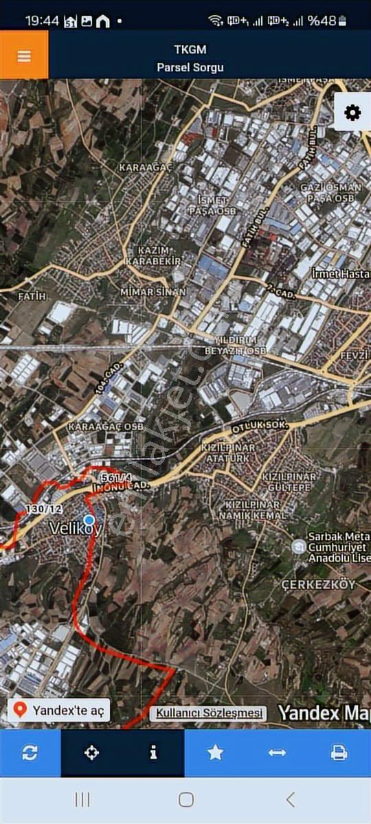 Veliköy Beylik Çayırında Çorlu Yoluna 2 Parsel Komple Ticari 354 - Görsel 3