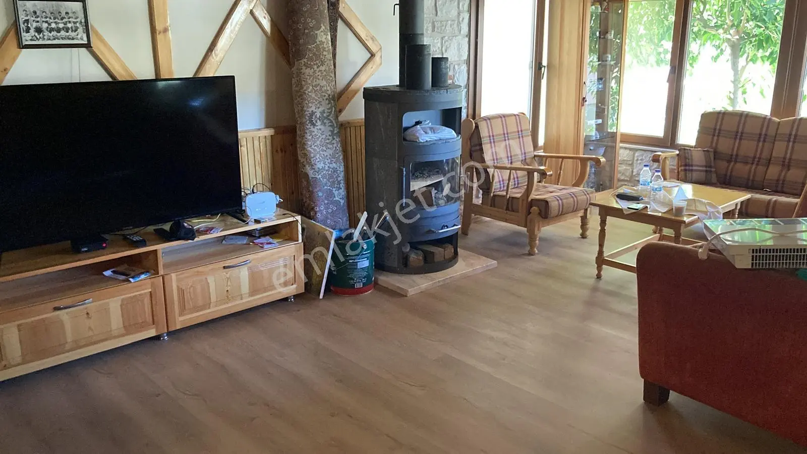 Foça Ataözgür Sitesinde (havuzlu ) Eşyalı Kiralık 3+1 Tripleks Villa - Görsel 4
