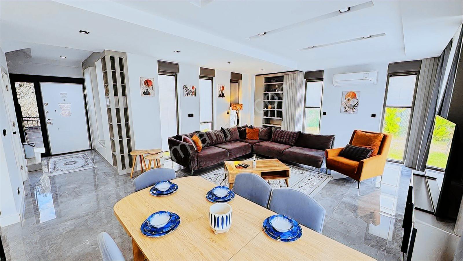 Belek'de Villalar Bölgesinde Kiralık Lüks Özel Havuzlu 4+1 Vılla - Görsel 28